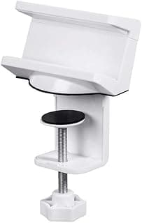 Monoprice Desk Clamp Holder for Surge Protectors, Power Strips, USB Hubs - Designed for Use With Sit-Stand Desks, White - Workstream Collection