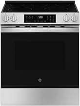 GE GRS500PVSS 30 in. 5 Burner Element Slide-in Electric Range in Stainless Steel with Crisp Mode