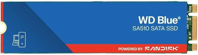 WD Blue SA510 1TB SATA SSD - SATA III 6 Gb/s, M.2 2280, Internal Solid State Drive, Up to 560 MB/s - WDS100T3B0B