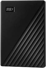 2TB My Passport, Portable External Hard Drive, Black, backup software with defense against ransomware, and password protection, USB 3.1/USB 3.0 compatible - WDBYVG0020BBK-WESN