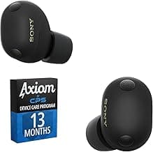 Sony WF-1000XM6 Noise Cancelling Bluetooth Earbuds Headphones - Black (2026) w 13-Month Axiom Device Care Program