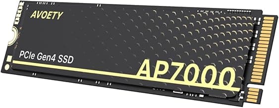 SSD 1TB - M.2 NVMe PCIe Gen4x4 with Graphite Sheet, up to 7401MB/s Read, SLC Cache TLC 3D NAND Gaming SSD, Compatible with PS5, Laptop ＆ PC