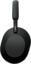 WH-1000XM5B Noise Canceling Wireless Headphones - 30hr Battery Life - Over-Ear Style - Optimized for Alexa and Google Assistant - Built-in mic for Calls - International Version - Charcoal Black