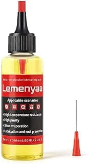 Door Hinge Lubricant – 2 OZ Silicone Oil with Built-in Nozzle Storage – Non-Spray, No-Drip Formula for Squeaky Hinges, Locks, Garage Doors, Sliding Tracks & More – Odorless & Rust-Resistant