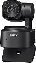 OBSBOT Tiny SE 1080P 100FPS Webcam for PC, AI Tracking PTZ Streaming Camera with 1/2.8" Sensor, Gesture Control, Dual ISO, Staggered HDR, Web Camera for Desktop Computer, Laptop, Meeting, Video Calls.