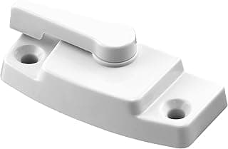 Prime-Line F 2897 Window Sash Lock 2-3/16 H/C No Keep Pilaster Off White w/Screws (Single Pack)