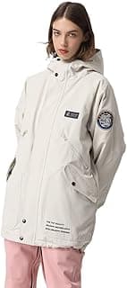 Womens Ski Jacket Mens Snow Jacket Waterproof Winter Snow Coat Couples Pullover Snowboard Hooded