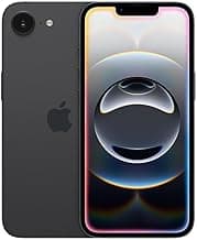 Apple iPhone 16e, 128GB, eSIM, Black - Unlocked (Renewed)