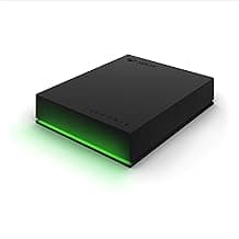 Game Drive for Xbox 5 TB External Hard Drive Portable HDD - USB 3.2 Gen 1, Black with Built-in Green LED bar, Xbox Certified, 3 Year Rescue Services(STKX5000403)