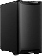 be quiet! Pure Base 501 Airflow Black ATX Case | 2 Preinstalled Pure Wings 3 140mm PWM Fans | Optimized Air Pressure | Compact PC Case | Vertical GPU Installation | USB 3.2 Gen. 2 Type C | BG074