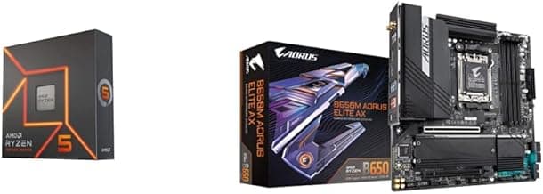 Ryzen 5 7600X + GIGABYTE B650M AORUS ELITE AX Motherboard