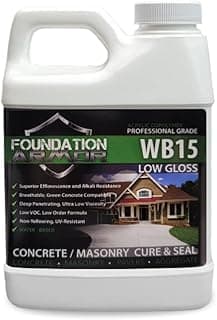 WB15 Water Based Low Gloss Acrylic Concrete and Paver Sealer 16 OZ Sample