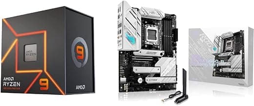 AMD Ryzen™ 9 7900X 12-Core, 24-Thread Unlocked Desktop Processor ASUS ROG Strix B650-A Gaming WiFi 6E AM5(LGA1718) Ryzen 7000 Motherboard(12+2 Power Stages,DDR5,3xM.2 Slots,PCIe® 4.0, 2.5G LAN)