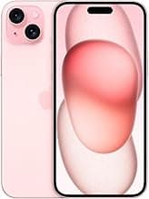 Apple iPhone 15, 128GB, Pink - Unlocked (Renewed)
