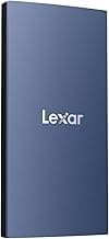 Lexar ES3 1TB External SSD, USB 3.2 Gen2 Portable SSD, PSSD Up to 1050MB/s Read, 1000MB/s Write, External Solid State Drive Compatible with iPhone 16/15 Series/Mac/PS5/XBOX/Laptop/PC, Blue