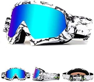 Zsling OTG Ski Snow Goggles, UV Protection Anti Fog Snowboard Goggles for Men Women Youth
