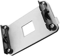 AM4 Backplate with AM4 Bracket，AM4 Backplane Mounting Hole Distance 3.51x2.13Inch/90x54mm CPU Heatsink Bracket Motherboard