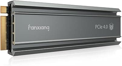 fanxiang S660 PCIe 4.0 500GB NVMe M.2 SSD for PS5 with Heatsink, Up to 5000MB/s, Internal Gaming SSD NAND SLC Cache Suitable for PS5 Enthusiasts, Technology Enthusiasts, IT Professionals