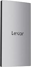 Lexar ES3 1TB External SSD, USB 3.2 Gen2 Portable SSD, PSSD Up to 1050MB/s Read, 1000MB/s Write, External Solid State Drive Compatible with iPhone 16/15 Series/Mac/PS5/XBOX/Laptop/PC, Silver