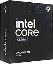 Core Ultra 9 Desktop Processor 285K - 24 cores (8 P-cores + 16 E-cores) and 24 threads - Up to 5.7 GHz unlocked - 40 MB Cache - Compatible with Intel 800 series chipset-based motherboards - Inte