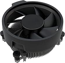 AM4 CPU Cooler - Wraith Stealth Cooler AM4 AM5 Socket CPU Cooling Fan with Aluminum Heatsink, Compatible with AMD CPU Cooler for Ryzen AI 7 450G/Ryzen 7 5700G 8700G/Ryzen 5 9600 5600G/Ryzen 3 3200G