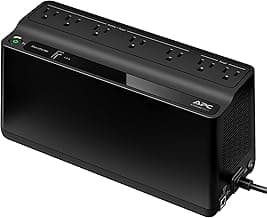 APC UPS Battery Backup & Surge Protector, 600VA Backup Battery Power Supply, BE600M1 Back-UPS with USB Charger Port