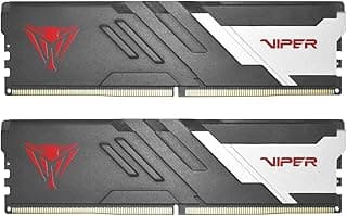 Patriot Viper Venom DDR5 RAM 32GB (2X16GB) 6000MHz CL30 1.35v UDIMM Desktop Gaming Memory Kit Compatible with Intel XMP/AMD Expo - PVV532G600C30K