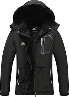 Women's Waterproof Snow Ski Jacket Warm Winter Coat Insulated Snowboarding Jacket Softshell Hiking Jacket