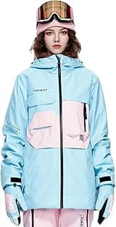 Ski Jacket Snowboard Coat Snow Winter Waterproof Insulated Windproof Baggy Warm Hooded Jacket for Men Women