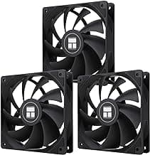 Thermalright TL-C12C X3 CPU Fan 120mm Case Cooler Fan, 4pin PWM Silent Computer Fan with S-FDB Bearing Included, up to 1550RPM Cooling Fan（3 Quantities）