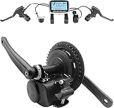 TSDZ2B 48V 500W Mid Drive Motor Ebike Conversion Kit Electric Bike Torque Sensor DIY Central Motor with VLCD5 for Bottom Bracket 68/73MM MTB City Road Bicycle