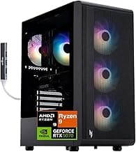 Nitro 60 Gaming Desktop PC (AMD Ryzen 9 7900 12-Core, GeForce RTX 5070 12GB GDDR7 (988 AI Tops), 32GB DDR5, 1TB SSD, Win 11 Home) WiFi 6 + BT, Ethernet, w/DKZ USB Port Expander