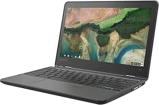 Lenovo 11.6" 300e Chromebook Touchscreen LCD 2 in 1- MediaTek M8173C Quad-core 2.1GHz 4GB LPDDR3 32GB Flash Memory Chrome OS Model 81H00000US (Renewed)
