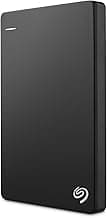 Backup Plus Slim 2TB External Hard Drive Portable HDD – Black USB 3.0 for PC Laptop and Mac, 2 Months Adobe CC Photography (STDR2000100)