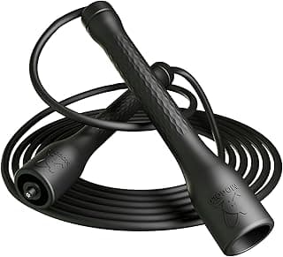 Workout Jump Rope,5mm PVC Jump Rope,Adjustable Length with Shatterproof Handles, Ideal for Beginners & Advanced Athletes, Fitness, Cardio & Boxing
