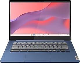 Lenovo IdeaPad Slim 3 Chromebook - 2024 - Lightweight Laptop - Waves MaxxAudio® Speakers - 14" HD Display - 720p Camera - 4GB Memory - 64GB Storage - MediaTek Kompanio 520 - Abyss Blue