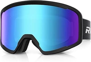 Ski/Snowboard Goggles for Men Women, OTG Snow Goggles Anti Fog 100% UV Protection Snowboarding Goggles
