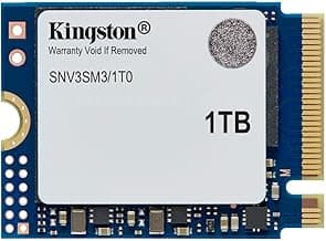 Kingston NV3 1TB M.2 2230 NVMe SSD | Up to 6000MB/s | SNV3SM3/1T0