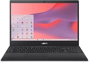 ASUS Chromebook CX1, 15.6" FHD NanoEdge Display, Intel Celeron N4500 Processor, 128GB eMMC Storage, 4GB RAM, ChromeOS, Mineral Gray, CX1500CKA-SS48F