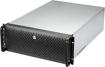 Rosewill 4U Server Chassis Rackmount Case | 12 Hot Swap 3.5", 2.5" SATA I, SATA II, SATA III SAS | E-ATX Compatible | 3 Front 120mm Fans, 2 Rear 80mm Fans | 2 x USB 3.0| Front Panel Lock - RSV-L4412U