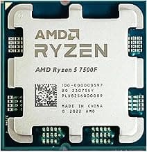 AMD Ryzen 5 7500F R5 7500F 3.7GHz 6-Core 12-Thread CPU Processor 5NM L3=32M 100-000000597 Socket AM5 Without Cooler