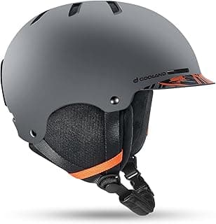 Odoland Adult Ski Helmet for Men & Women - Snowboard Helmet with Adjustable Dial Fit System, ASTM Safety Certified, Goggles Compatible for Skiing, Snowboarding