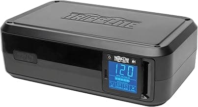 Tripp Lite SMART1000LCD 1000VA Computer UPS Battery Backup & Surge Protector, 500W, 8 Outlets, LCD Display, AVR, Dataline Protection, 3 Year Warranty & $250,000 Insurance