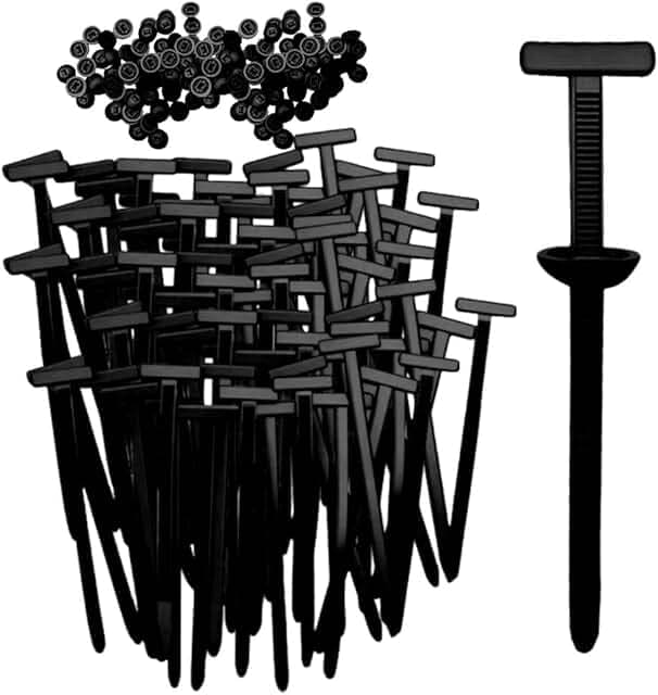 Nylon Universal Cable Tie Buckle, Heavy Duty Self-Locking Nylon Zip Ties Holder, New Multifunctional Cable Tie Buckle for Car Daily Repair (50pcs)