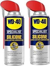 WD-40 Specialist Silicone Lubricant with Smart Straw Sprays 2 Ways, Twin-Pack, 11 OZ