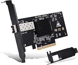 10Gb SFP PCI-e Network Card, 82599(X520-DA1) Controller, 10Gbps Ethernet Adapter, 10Gbe SFP+ Port, 10G NIC Card, Support Windows/Windows Server/VMware
