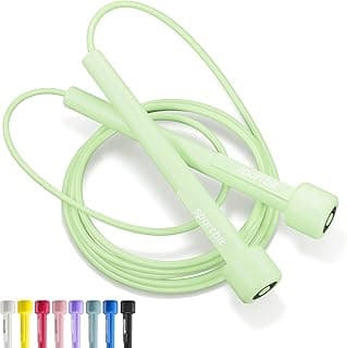 SPORTBIT Adjustable Jump Rope for Fitness and Exercise – Skipping Rope for Cardio, Boxing, and Weight Loss – Speed Rope perfect for Men & Women