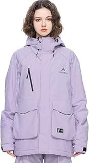 Ski Jacket Snowboard Coat Snow Winter Waterproof Insulated Windproof Baggy Warm Hooded Jacket for Men Women