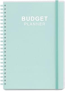 Budget Planner - Monthly Finance Organizer with Expense Tracker Notebook to Manage Your Money Effectively, Undated Finance Planner/Account Book, Start Anytime, 1 Year Use, A5, Teal