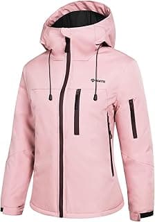 GEMYSE Women's Ski Jacket Warm Winter Snow Coat Waterproof Mountain Windbreaker Jacket for Snowboarding Hiking